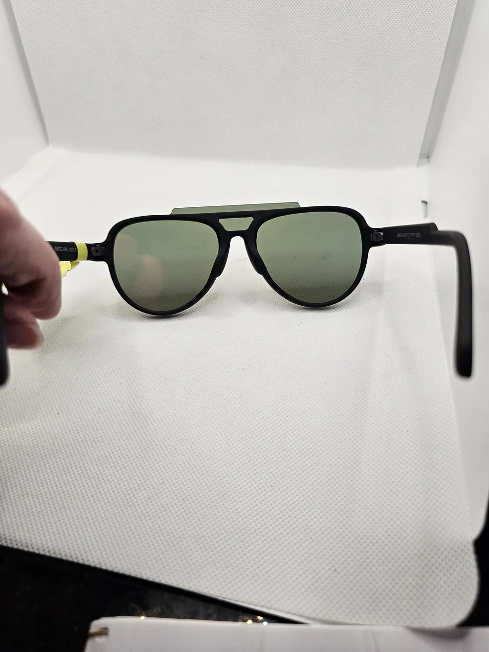 All in Motion Black Frame Sunglasses with Pink Rose-Gold Mirrored Lenses